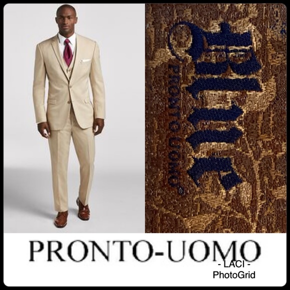 XXL 2XL Blue by Pronto Uomo Day Suit Jacket Blazer Big Tall 50R - Picture 2 of 16